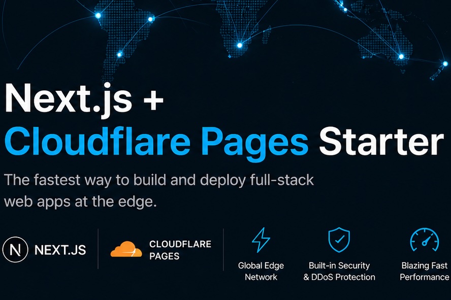 Next.js + Cloudflare Pages Starter Kit
